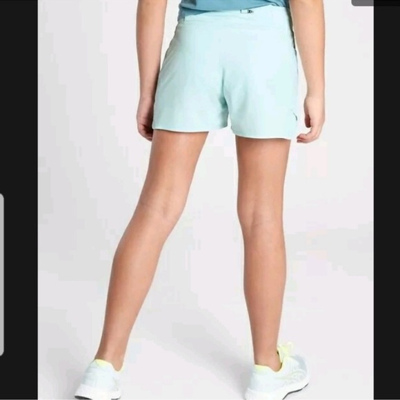 Athleta Girl Solid Record Breaker Short Oasis Blue Sz XXL/16 - Picture 4 of 16